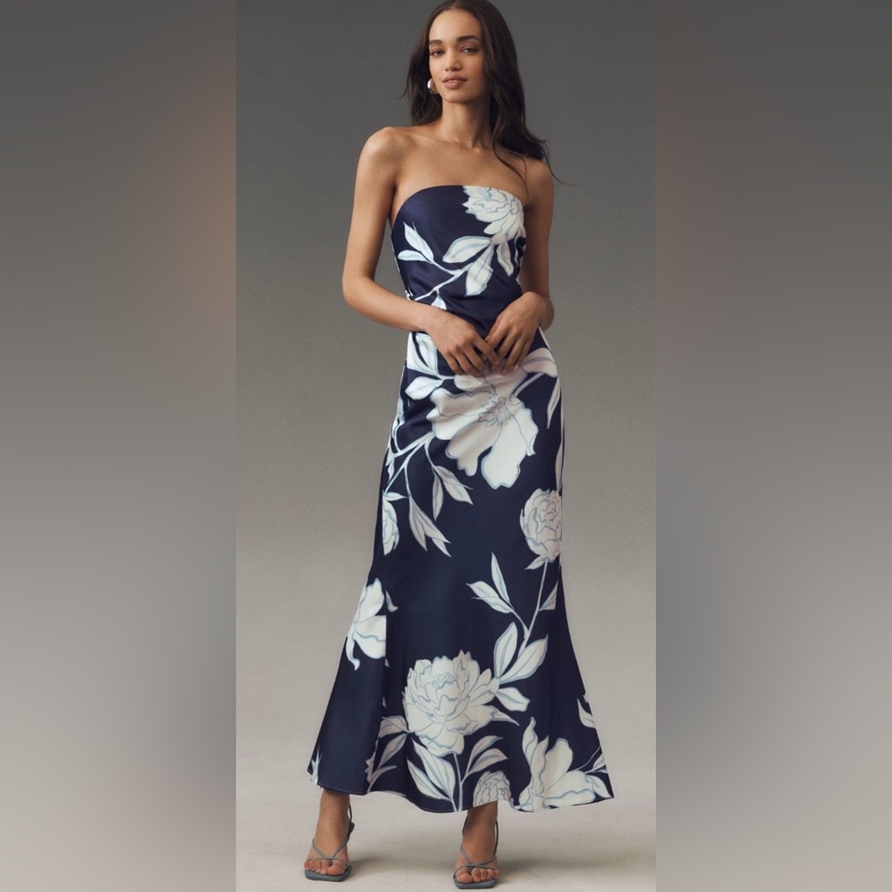 Significant Other Lucile Strapless Fit & Flare Maxi Dress